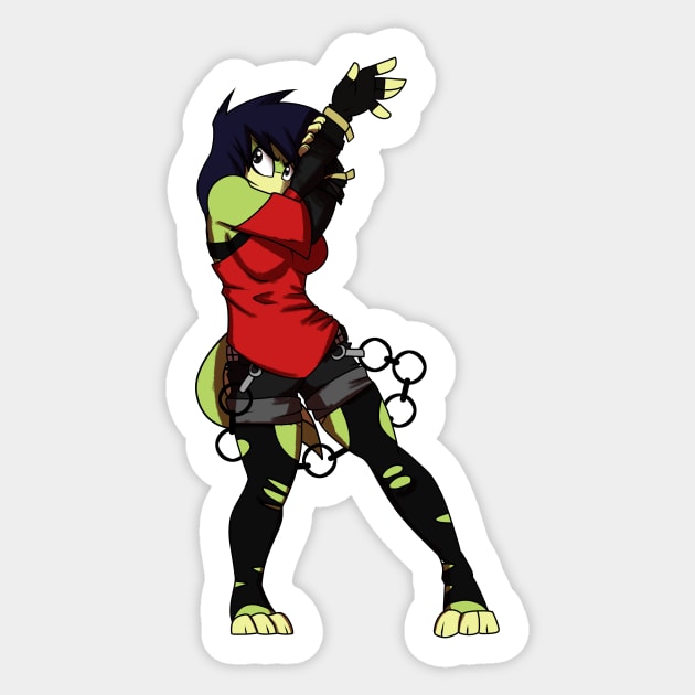 Clobber Charge Promotional item Lasha Sticker by NeonBot